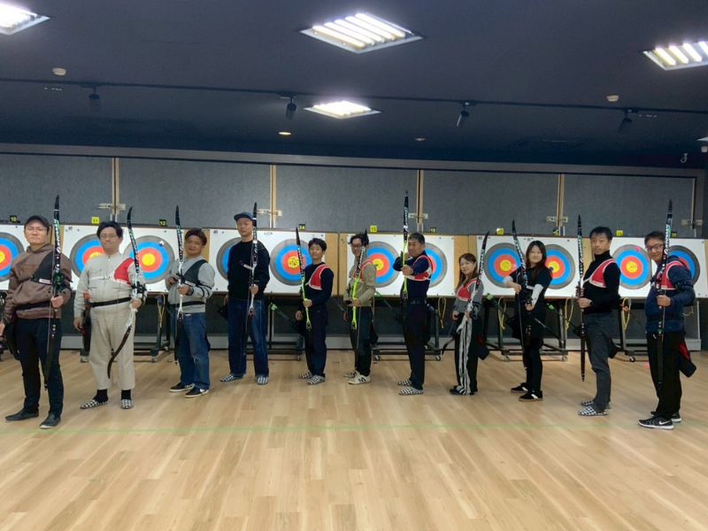 一月例会 新年会＆アーチェリー体験